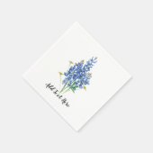 Blauwbonnetpapier Napkins Servet (Hoek)