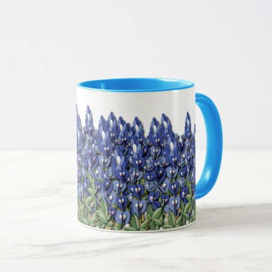 Blauwbonnetveld Mok (Voorkant rechts)