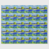 blauwbonnetvelden cadeaupapier (Vlak)