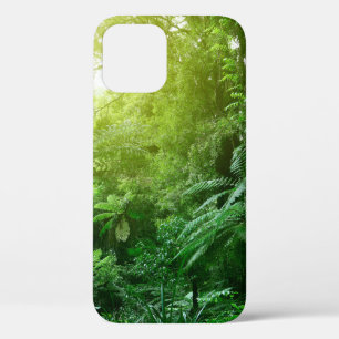 Blauwboombladerbladerdak in tropisch oerwoud  Case-Mate iPhone case