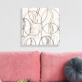 blauwboon canvas afdruk (Insitu (Woonkamer))
