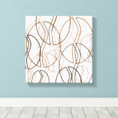 blauwboon canvas afdruk (Insitu (Houten vloer))
