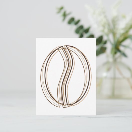 blauwboon kaart (Staand voorkant)