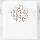 blauwboon ronde sticker (Tas)