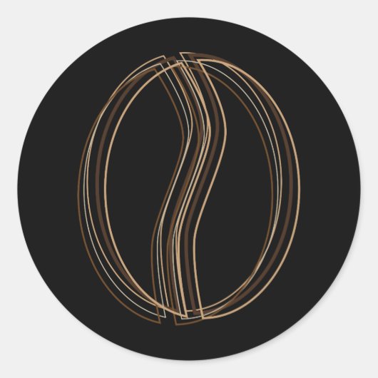 blauwboon ronde sticker (Voorkant)