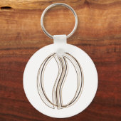 blauwboon sleutelhanger (Voorkant)