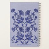 Blauwborduurwerk Notitieboek (Achterkant)
