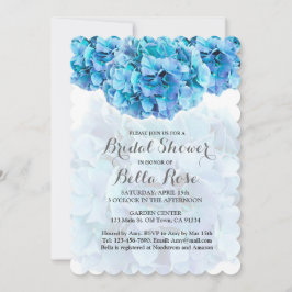 Blauwbrandend vrijgezellenfeest nodigt hydrangea u kaart