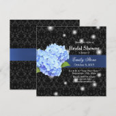 Blauwbrandkranen en vuurvliegjes Elegant Vrijgezel Kaart (Voorkant / Achterkant)