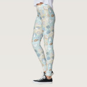 Blauwbruin zeeslantaarns leggings (Links)