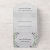 Blauwbruinbruinkoolvis All In One Uitnodiging (Buitenkant)