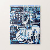 Blauwcircuitkaart Legpuzzel (Verticaal)