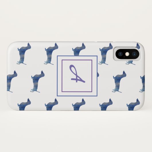 Blauwdachshund Case-Mate iPhone Case (Achterkant (horizontaal))
