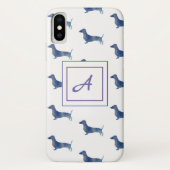 Blauwdachshund Case-Mate iPhone Case (Achterkant)