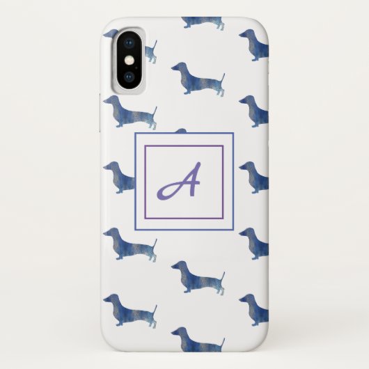 Blauwdachshund Case-Mate iPhone Case (Achterkant)