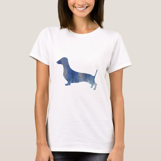 Blauwdachshund T-shirt (Voorkant)