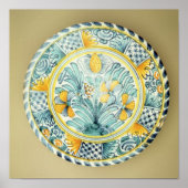 Blauwdashladder, Lambeth pottery Poster (Voorkant)