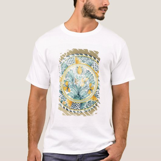 Blauwdashladder, Lambeth pottery T-shirt (Voorkant)