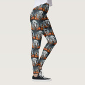 Blauwde Heeler Halloween Spoken Leggings (Rechts)