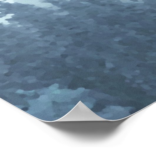 Blauwdenbos 30 Tafel-weddenschapenkaart Poster (Hoek)