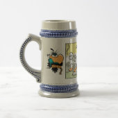Blauwdgerigar Comic Beer Stein Bierpul (Links)