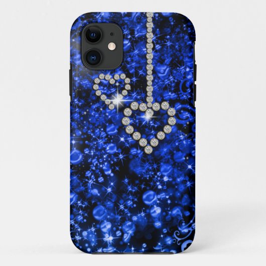 Blauwdiamanthart Case-Mate iPhone Case (Achterkant)