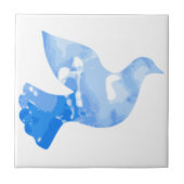 Blauwdoventegel Tegeltje (Voorkant)