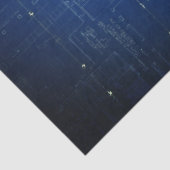 Blauwdruk 18 lb-decoupage tissuepapier (Detail)