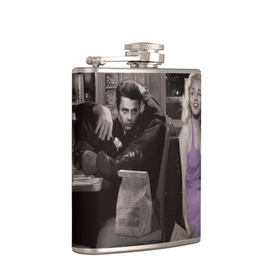 Blauwdruk 2 heupfles (Rechts)