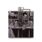 Blauwdruk 2 heupfles (Achterkant)