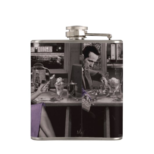 Blauwdruk 2 heupfles (Achterkant)