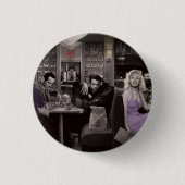 Blauwdruk 2 ronde button 3,2 cm (Voorkant)