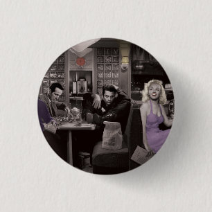 Blauwdruk 2 ronde button 3,2 cm