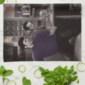 Blauwdruk 2 theedoek (Gevouwen)