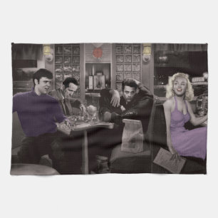 Blauwdruk 2 theedoek