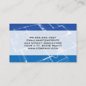 Blauwdruk | Architect Kompas Tool Visitekaartje (Achterkant)