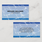 Blauwdruk | Architectenontwerp Visitekaartje (Voorkant / Achterkant)
