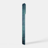 Blauwdruk - Blauw Esthetisch iPhone 15 Case (Rechterkant)
