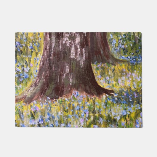 Blauwdruk Bossen Deurmat (Voorkant)