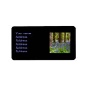 Blauwdruk Bossen Etiket (Voorkant)