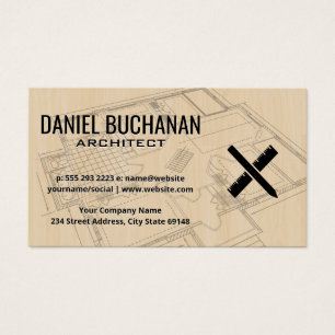 Blauwdruk bovenaan Uitzicht   Hout   Hulpmiddelen  Visitekaartje