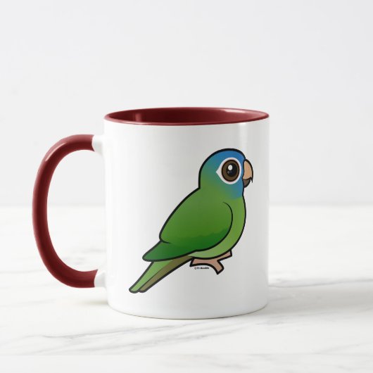 Blauwdruk Conure Mok (Links)