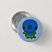 Blauwdruk Conure Ronde Button 3,2 Cm (Voorkant /achterkant)