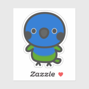 Blauwdruk Conure Sticker