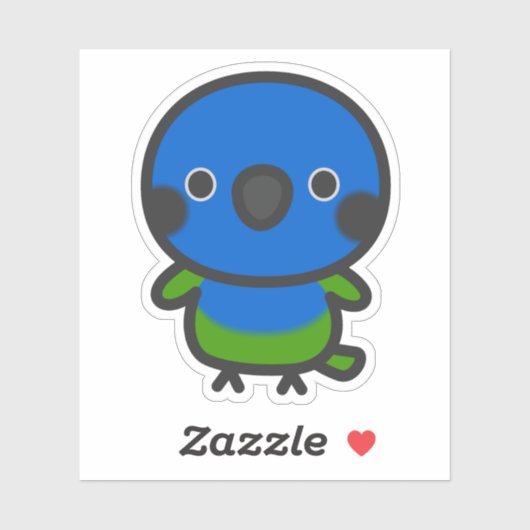 Blauwdruk Conure Sticker (Vel)