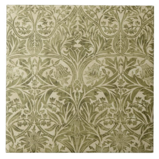 Blauwdruk door William Morris Tegeltje