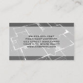 Blauwdruk | Elektrisch stopcontactlogo Visitekaartje (Achterkant)