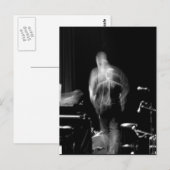 Blauwdruk en beweging op het Show Jazz Briefkaart (Voorkant / Achterkant)