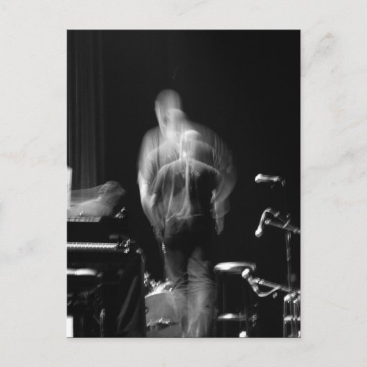 Blauwdruk en beweging op het Show Jazz Briefkaart (Voorkant)