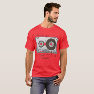 Blauwdruk gemengde tape 101 t-shirt